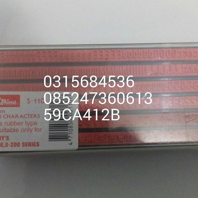 

Special font stempel shiny s200 s600 Berkualitas
