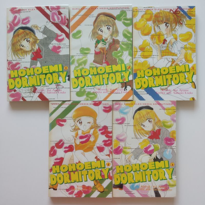 Komik langka Hohoemi Dormitory 1-5T - Yui Ayumi