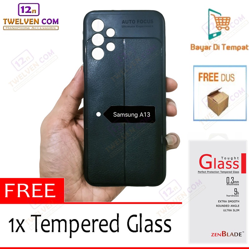 [FLASH SALE] Case Auto Focus Softcase Samsung A13 - Free Tempered Glass