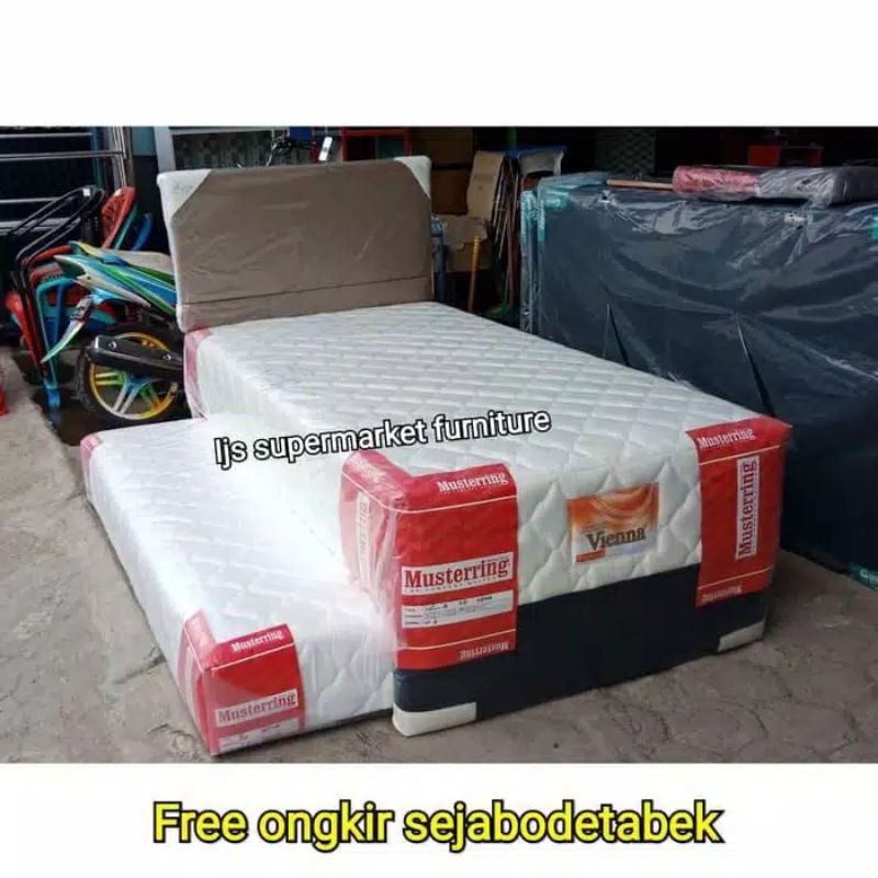 SPRING BED 2 IN 1 MUSTERING KASUR 2 IN 1 MUSTERING KASUR MURAH BUSA MURAH SPRING BED MURAH TEMPAT TI