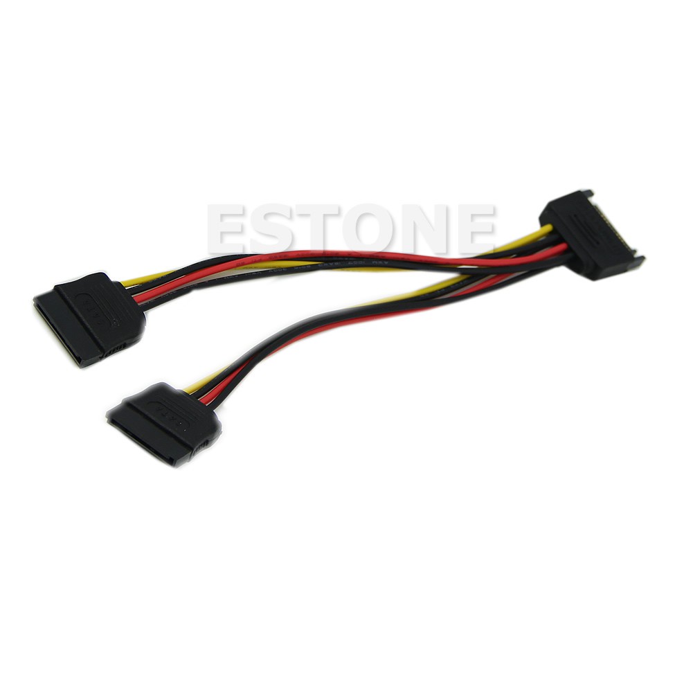 Cre Kabel Extension Splitter Power Sata T / Y Panjang 20cm 01 #