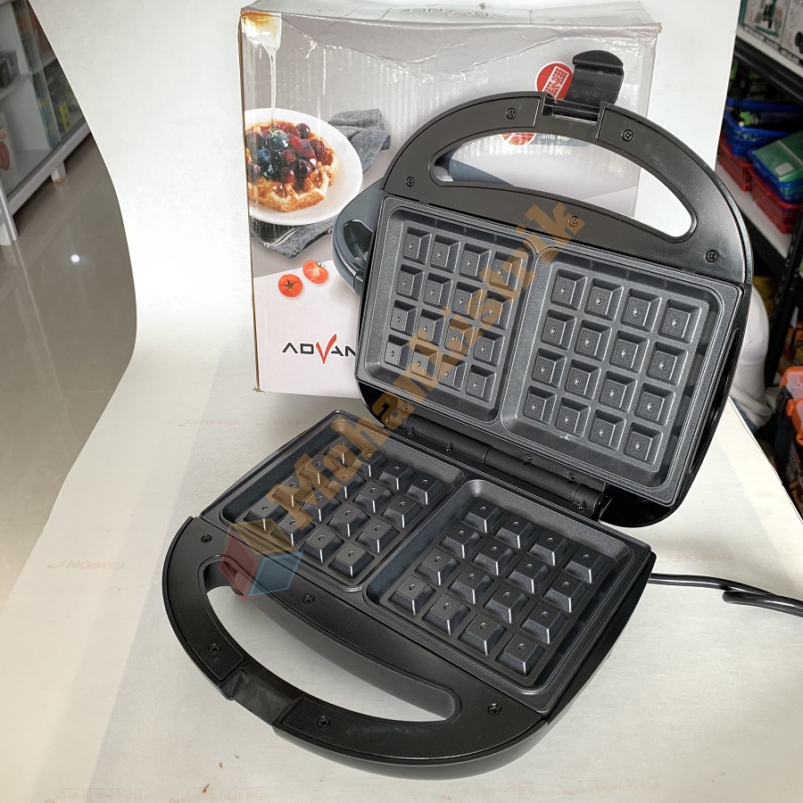 Pemanggang Roti Waffle 2 Lapis Advance WF-206 Waffle Maker WF 206 Pemanggang Cetakan Kue Roti Waffle Maker Toaster Ori