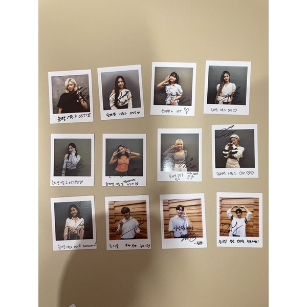 (OFFICIAL SHARING GOODS) Polaroid / pola hospital playlist season 2 album ost TWICE SEVENTEEN