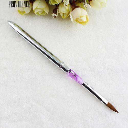 [Bayar Di Tempat] Stainless Steel Dilepas Tutup Profesional Acrylic Nail Art Brush Pen Tool