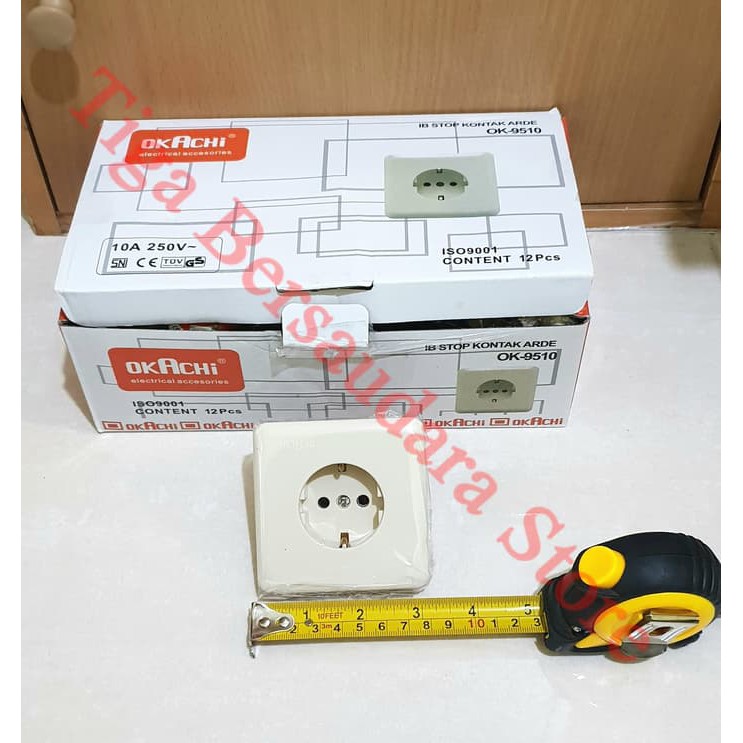 Stop Kontak Tanam Okachi OD-9510 / IB STOP KONTAK ARDE 9510