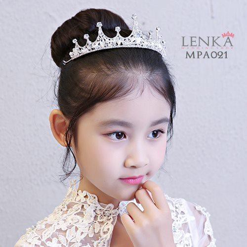 Mahkota Rambut Pesta Queen Anak l Aksesoris Crown Tiara Putri Lenka - MPA021