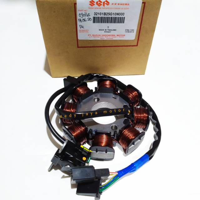 SPULL STATOR ASSY SATRIA FU 150 MADE IN THAILAND ORIGINAL SGP 100% 32101-25G10-000