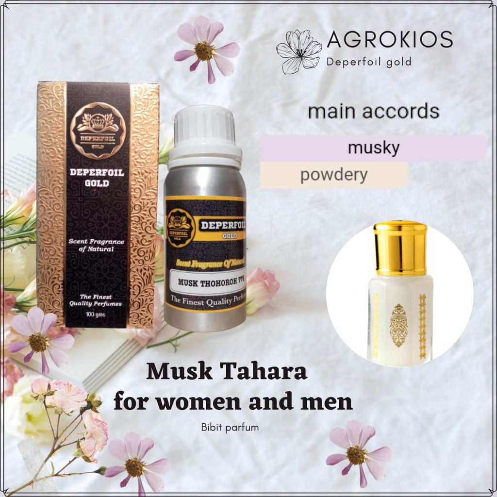Parfum Misik Thaharah 100ml Parfum musk Thaharah non alkohol by deperfoil gold