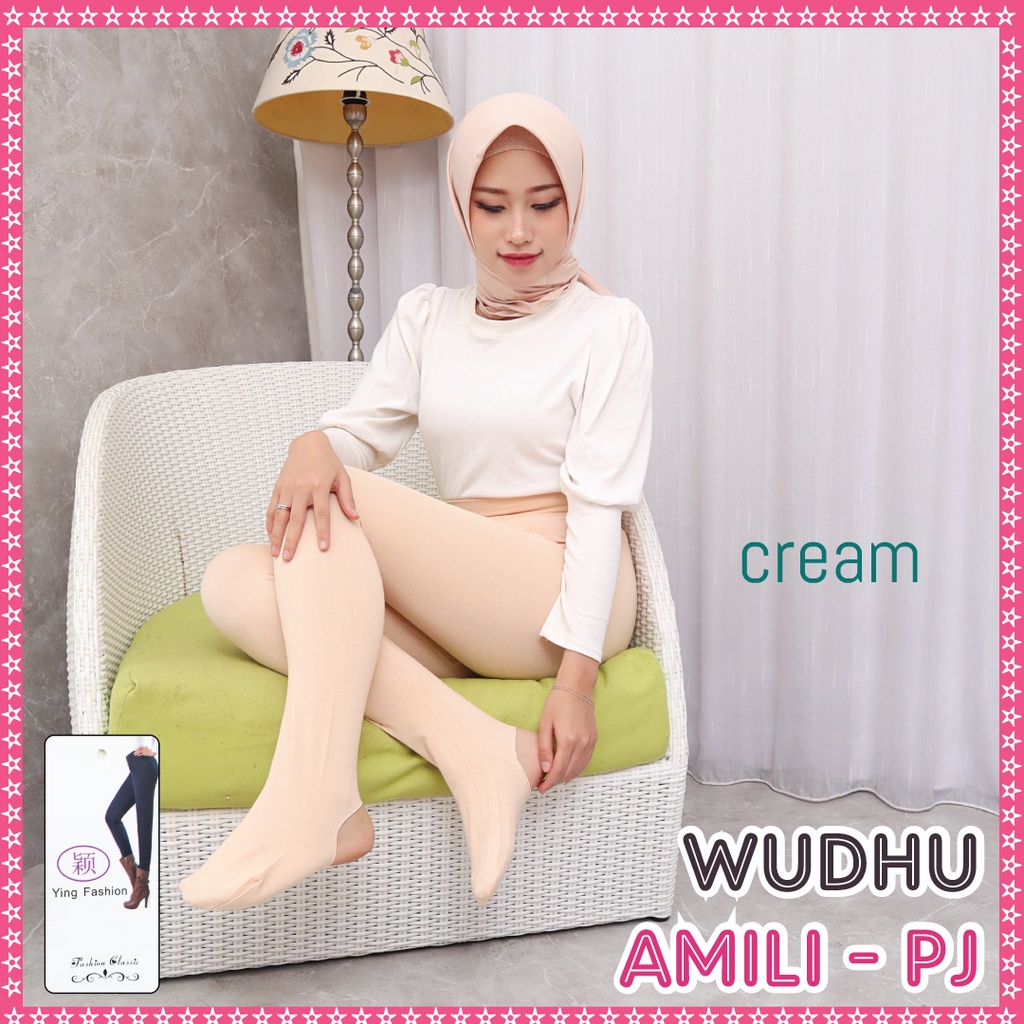 Legging Wudhu Jumbo | Leging Muslimah Cantik Terbaik | Legging Wanita Panjang / wudhu jumbo