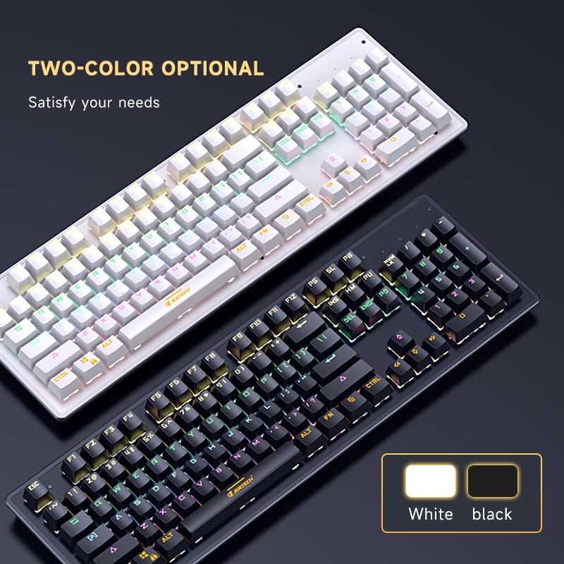 Keyboard Gaming JK520 LED Light Effect All Widows -XOBOX