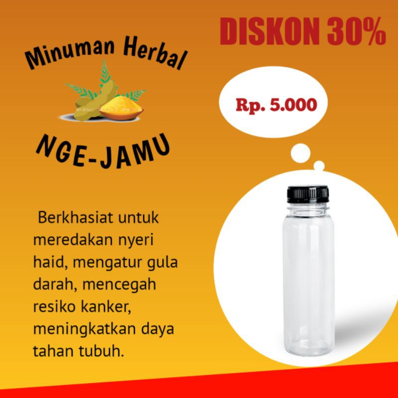 

Minuman herbal kunyit asem (NGE-JAMU)