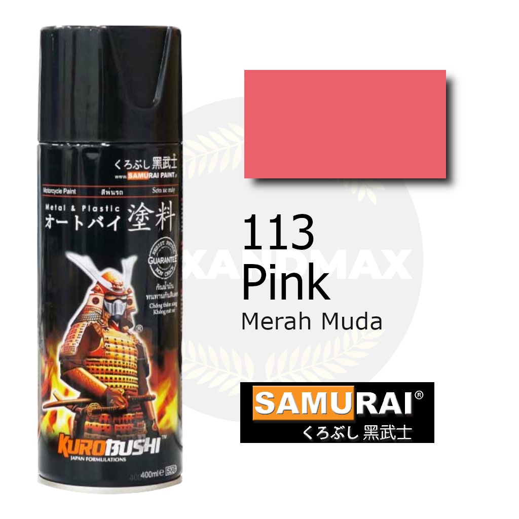 Samurai Paint Pink 113 Merah Muda 400 ml - Cat Semprot