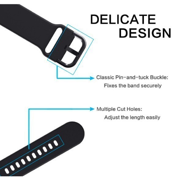 ATSATL Watch Strap Amazfit GTS 3 2021 - Tali Jam Tangan 20mm Rubber Silikon