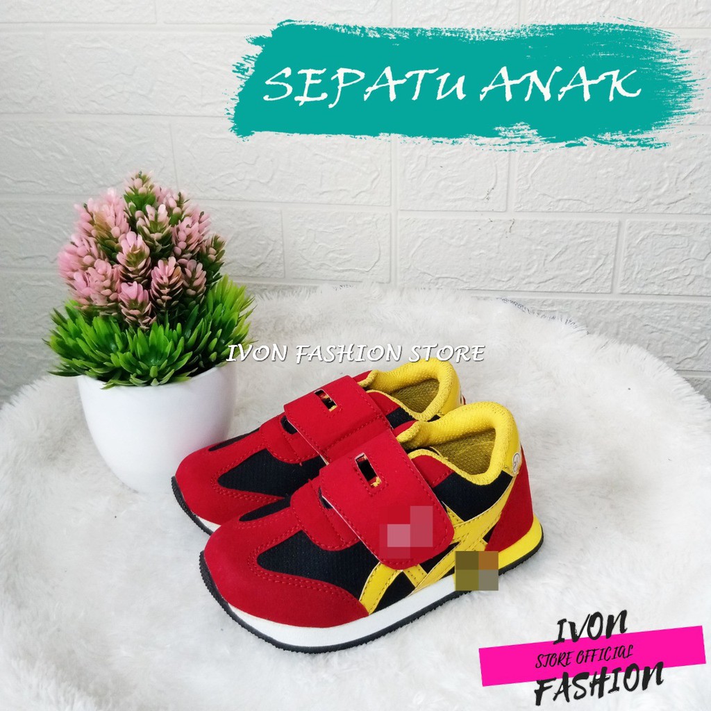 Sepatu Anak Sport Untuk Anak Usia 4 sampai 9 Tahun Pria dan Wanita Dengan Perekat Simple Murah