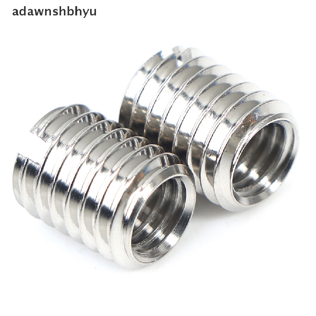 Adawnshbhyu 10PCS Adapter Drat Stainless Steel Perubah M8 8mm Male To M6 6mm Female