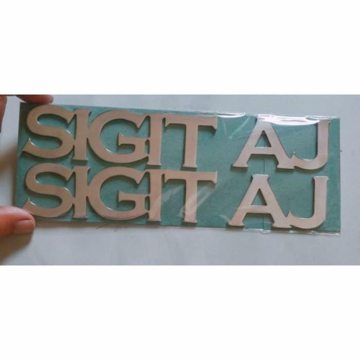 emblem custom timbul motor/mobil