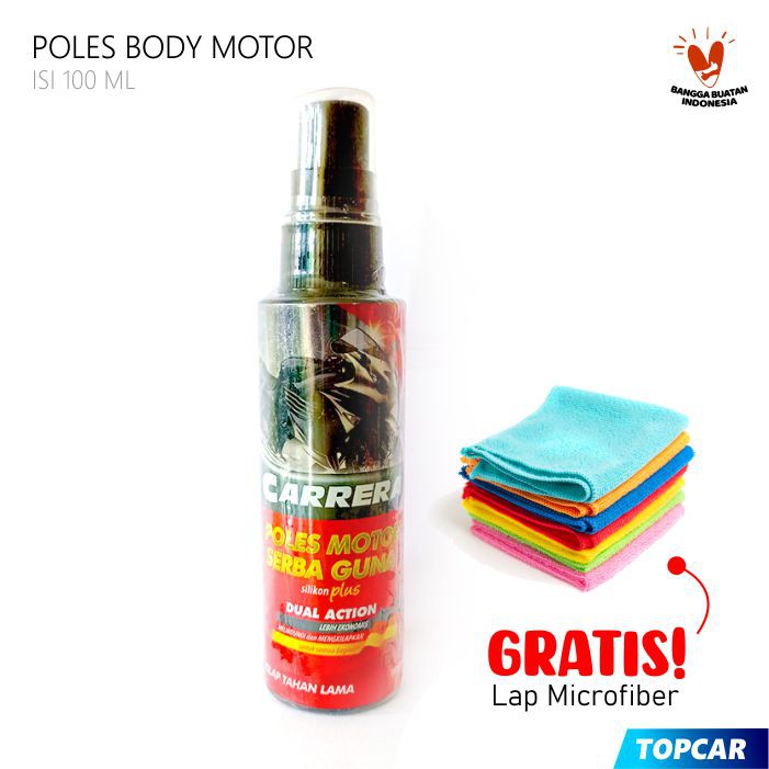 Carrera Poles Body Motor Cair Silikon Serbaguna 100 ml