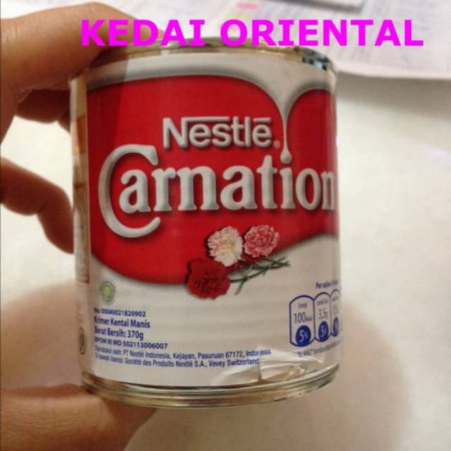 

Carnation susu kental manis Nestle 370g krimer creamer 370 g