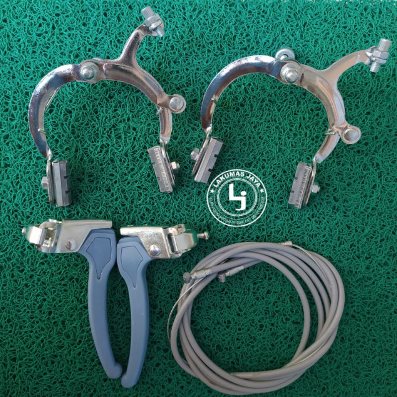 Brake / U-Brake / Rem Capit U / Rem Sepeda Anak BMX Satu Set Besi