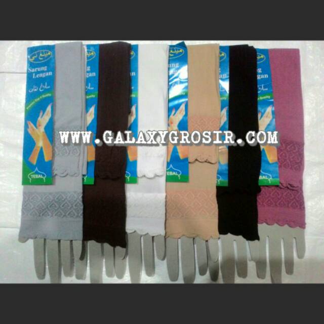 [6pcs] manset deker tangan kerus seri warna halus pusat harga grosir termurah