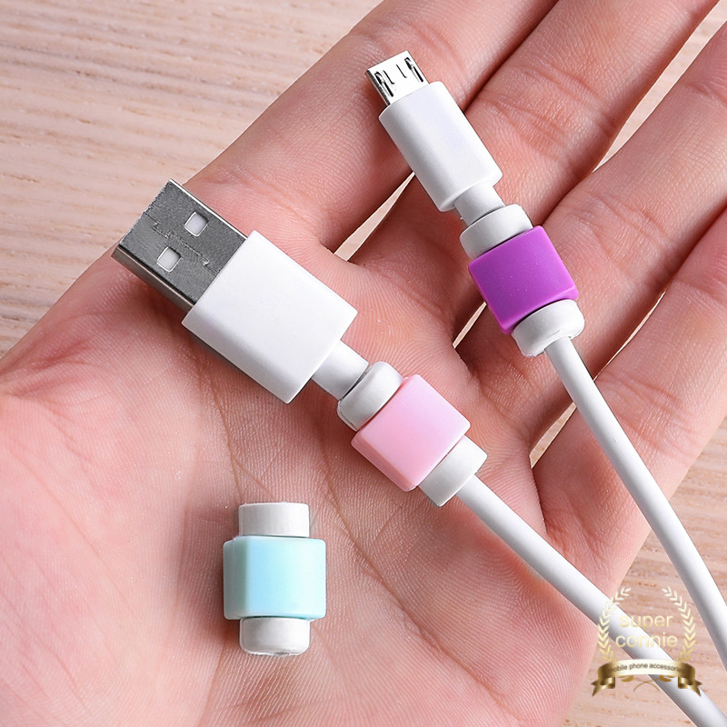 1pc Kabel Data/Charger Usb Warna Permen Untuk All Phone