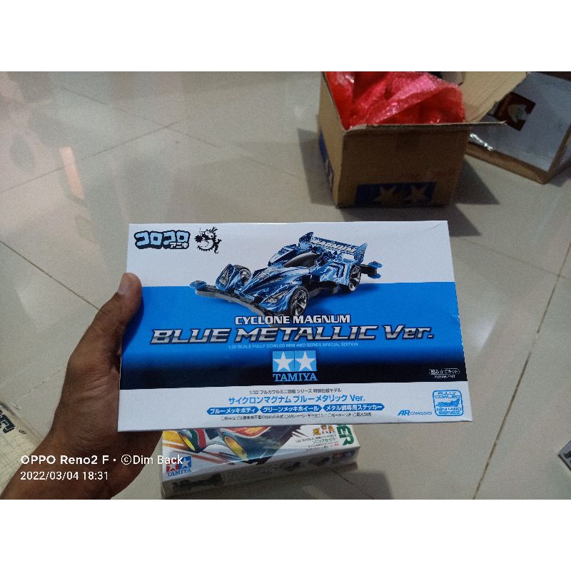 tamiya 92398 Cyclone Magnum Blue Metallic Ver. ( Coro Coro )