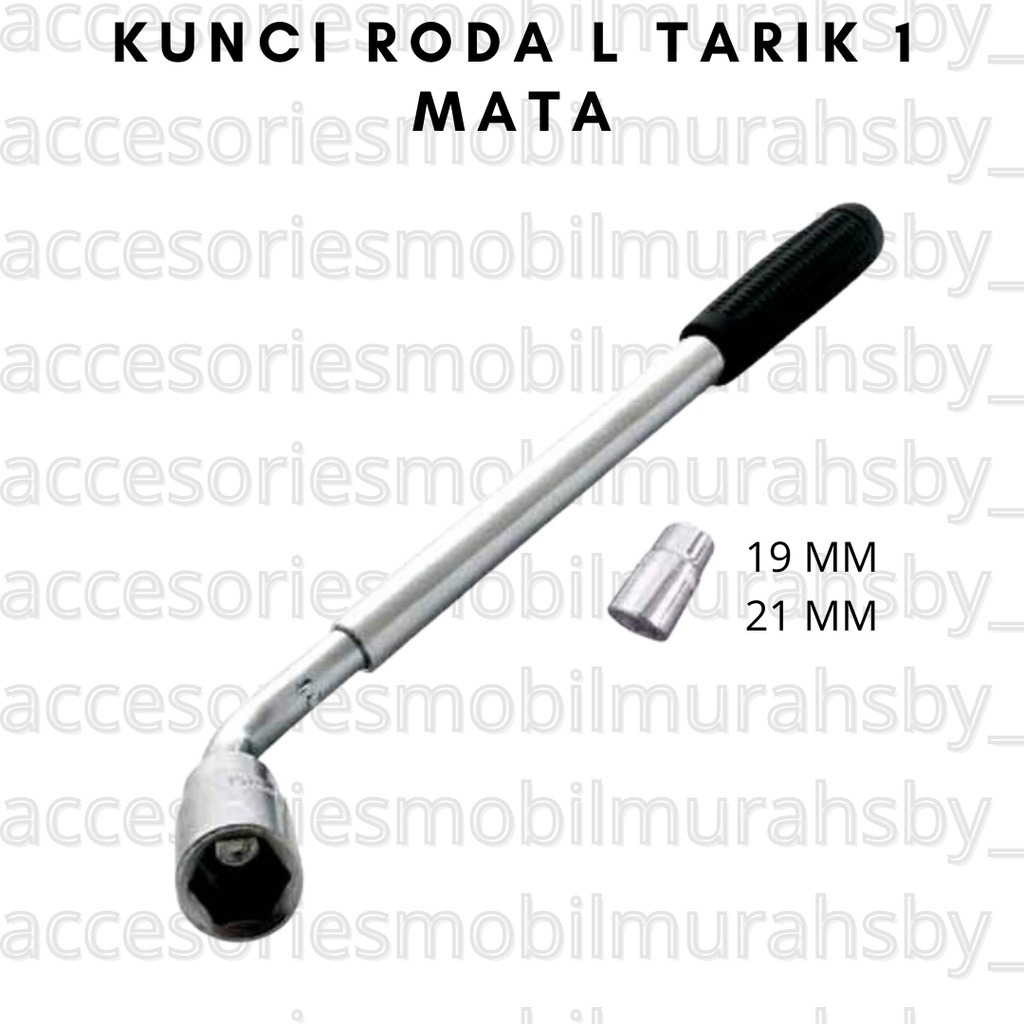 Kunci Roda Velg Mobil - L Tarik - Shock 19 &amp; 21 Bolak Balik