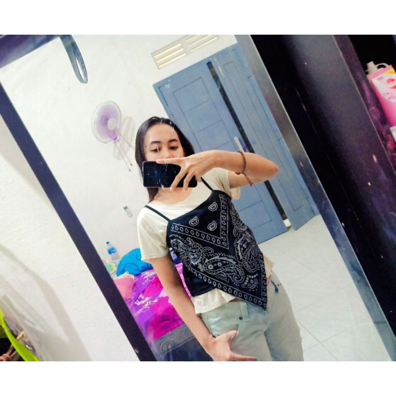 Raffa Gallery/Tanktop segitiga vest hijab/non hijab/korea style