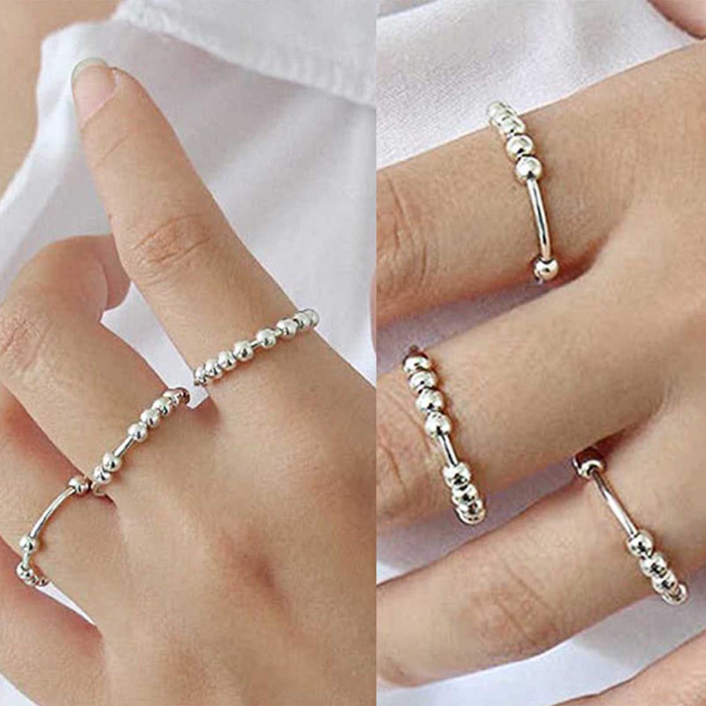 Hu Hu Hu Hu Hu Alat Bantu Pasang Kacamata♡ Cincin Tembaga Hias Manikmanik Bola Untuk Priawanita