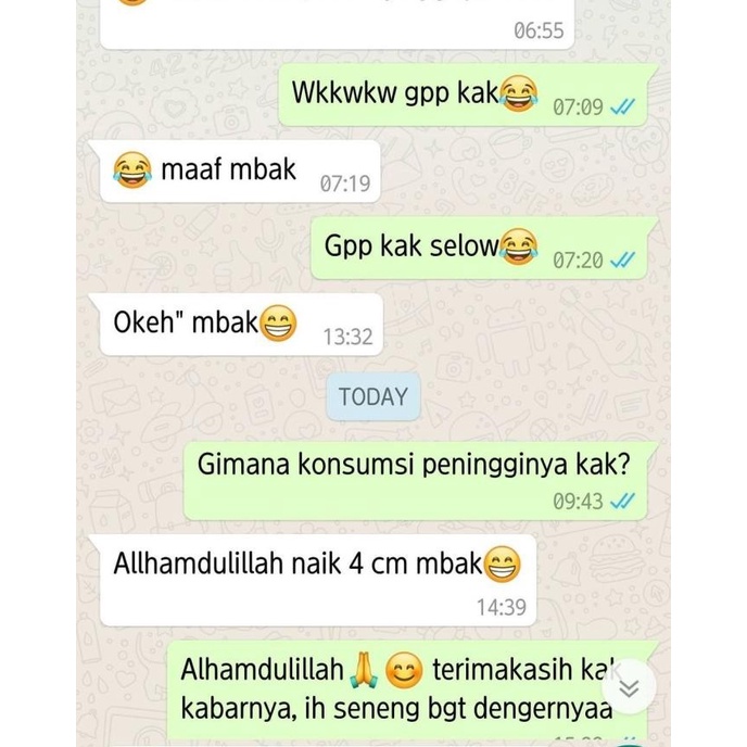 

[SALE] Susu Vitamin Peninggi Penambah Tinggi Badan Ampuh Dewasa Remaja