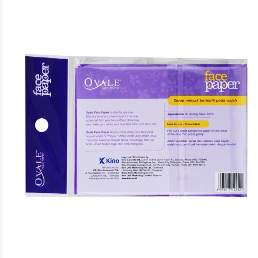 Ovale Face Paper Extra Big (KI)