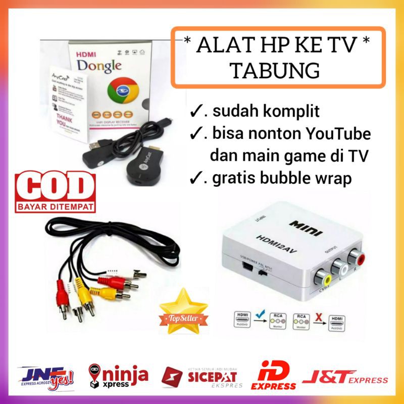 Jual kabel hdmi hp ke tv tabung anycast dongle hdmi dongle hdmi
