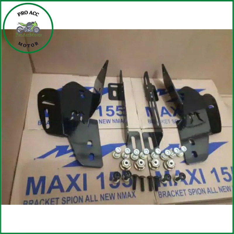 breket serpo spion yamaha Nmax 2020 facelift maxi tebel 3 mm lengkap baut anti jebol Murah