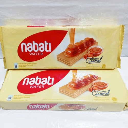 Nabati Wafer Reguler 50gr Keju / Vanila White / Pink lava / Richoco / Butter Caramel / Vitakrim Yogurt Peach / Vitakrim Yogurt Raspberry