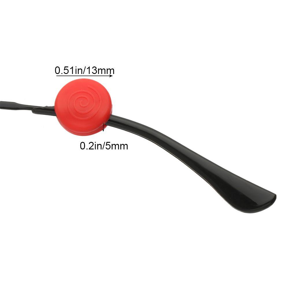 ❈ROWAN❈ 1 pair Fashion Anti-slip Holder Eye Glasses Eyeglass Accessories Ear Hook Anti Slip Silicone Eyeglasses Grip Grip Temple Tip Holder Eyewear Hook/Multicolor