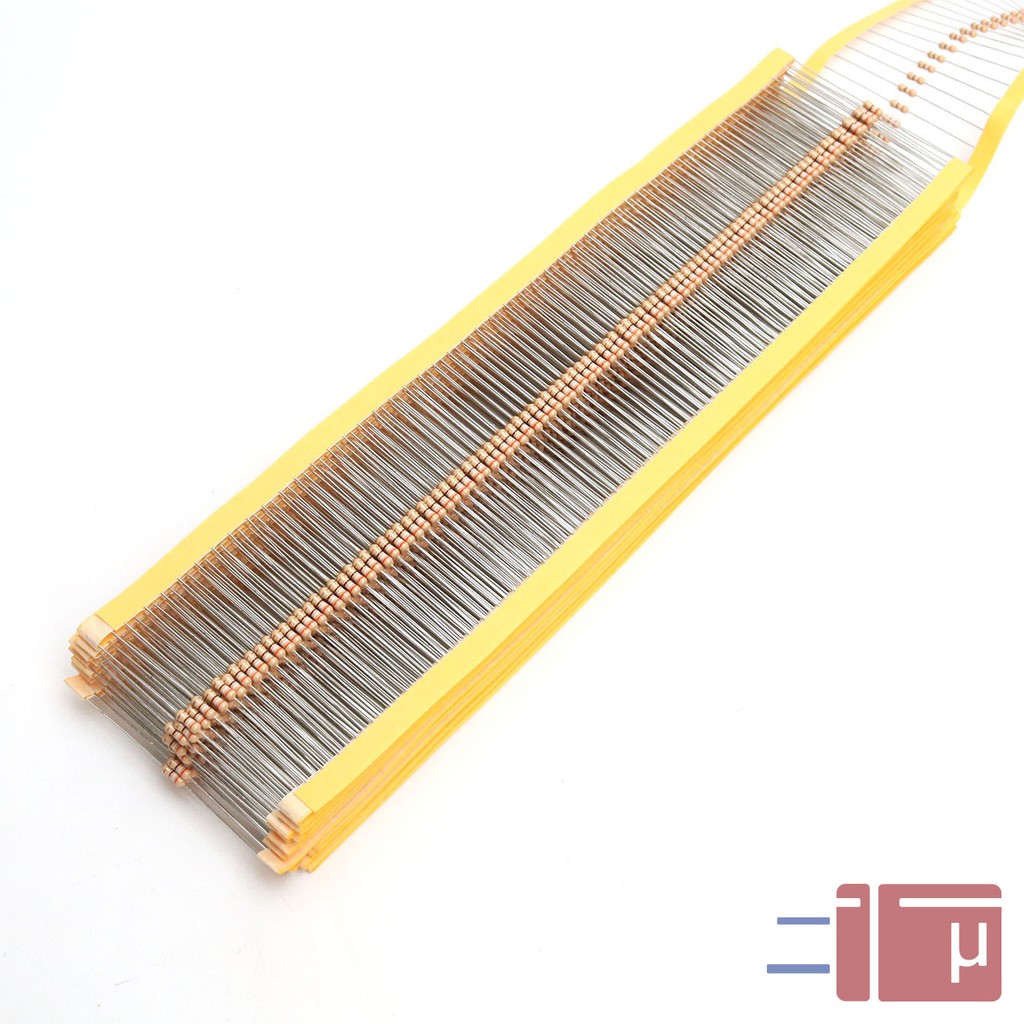 x10 Resistor 390R 390 Ohm 1/4W Karbon 5% Taiwan Kaki Tembaga