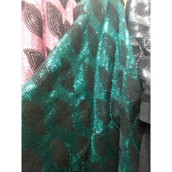 kain/bahan sequin antik