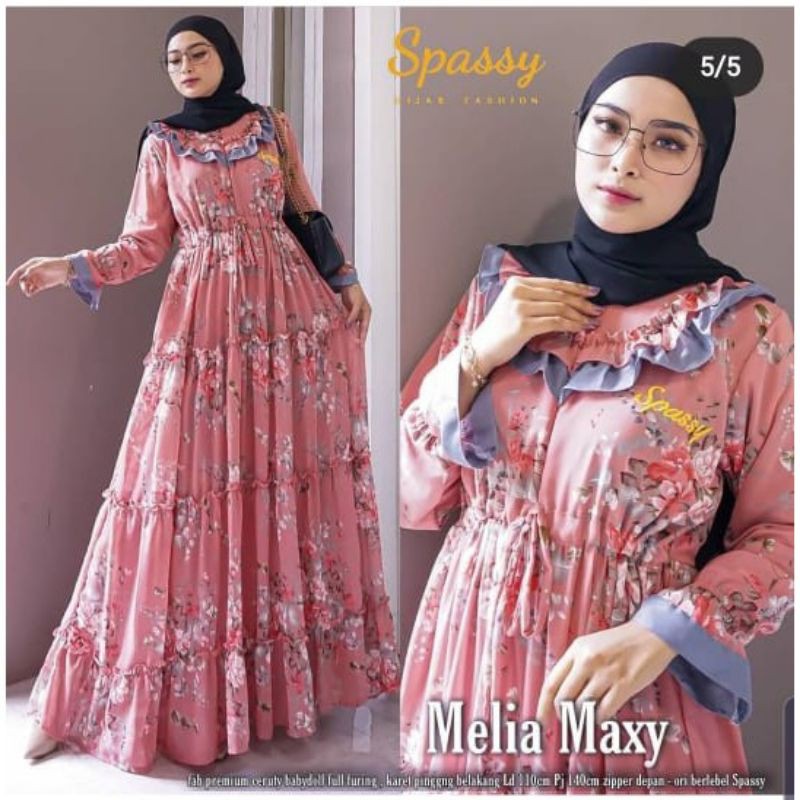 melia maxy // gamis monalisa sakura // kimmy dress