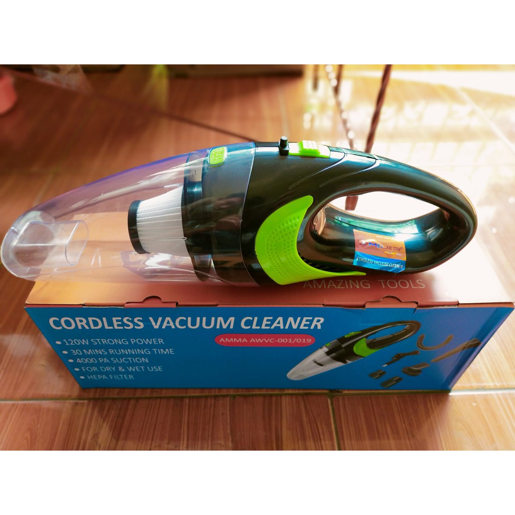 Vacuum Cleaner Baterai Cordless Tanpa Kabel Charge USB