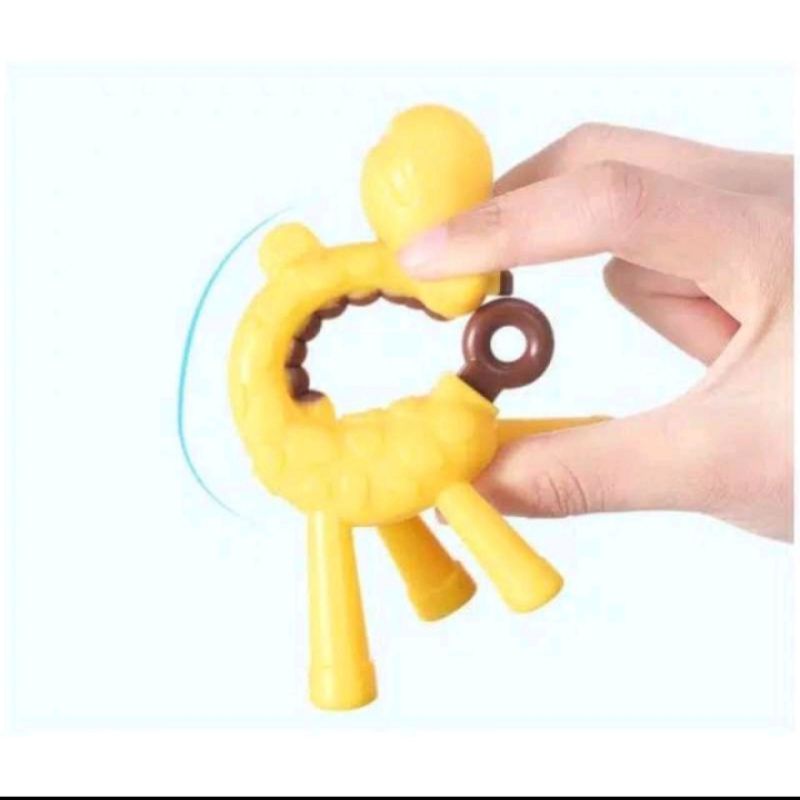 [COD]Teether Jerapah / Teether Gigitan Bayi Giraffe / Mainan Gigitan Bayi