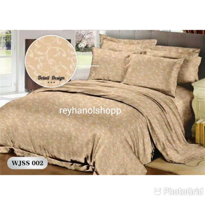 Sprei set karet ukuran 180x200x20/160x200x20