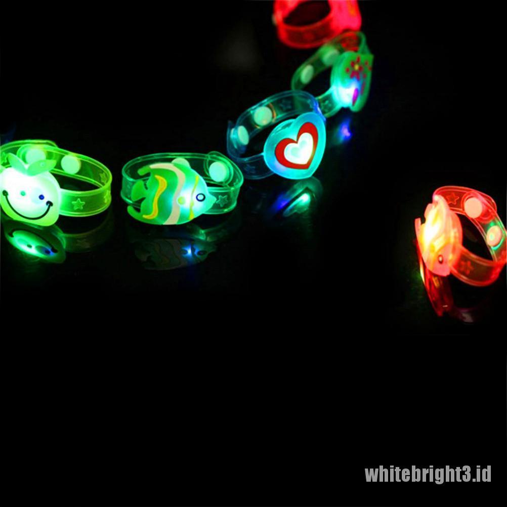 (white3) Jam Tangan Digital Dengan Senter LED Untuk Anak-Anak