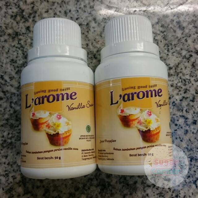 L Arome Vanilla Susu 50 Gram Vanilla Cream Pasta Vanilla Shopee Indonesia