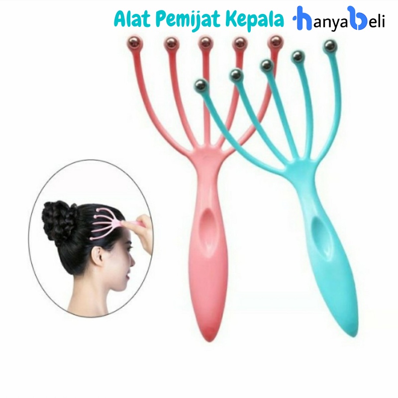 Alat Pijat Kepala Terapi Kepala Dan Badan Alat Refleksi Kepala Pemijat Kepala Head Spa Massager