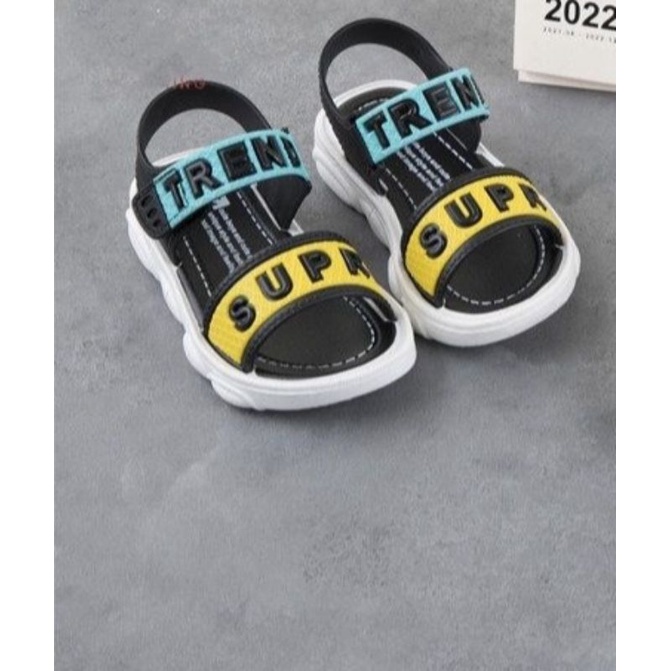 Medan Termurah KD037 (Size 24-33) Sendal import jelly Sandal anak laki laki import