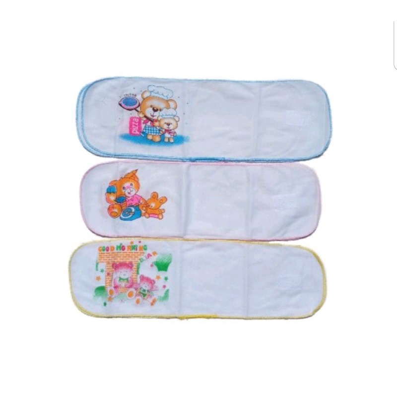 Gurita Bayi Rekat Bahan Katun isi 1 Lusin / Gurita PEREKAT Bayi Motif Sablon Newborn