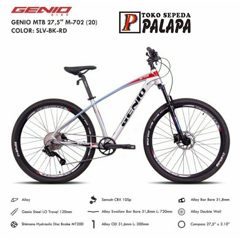 MTB 27.5 GENIO M - 702 Sepeda Gunung
