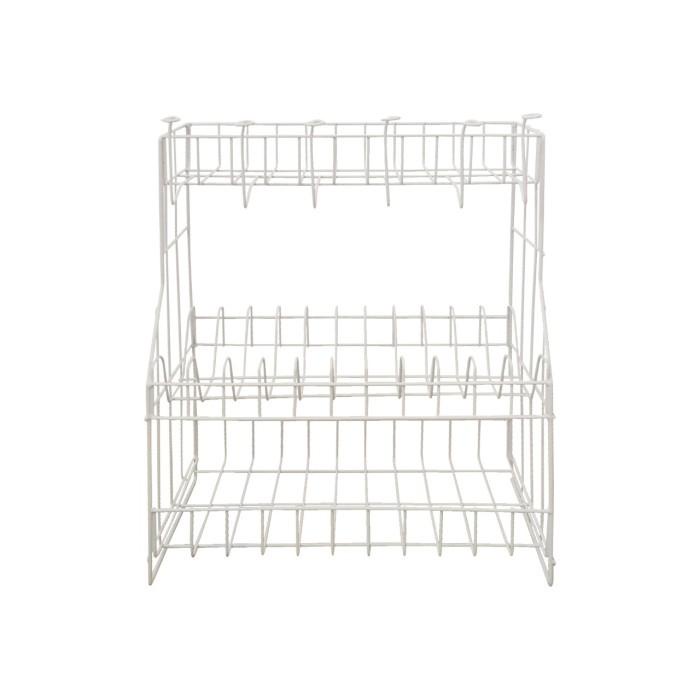 GUNINCO RAK PIRING BESI SERBAGUNA / RAK DAPUR Anti Karat Rak Gelas