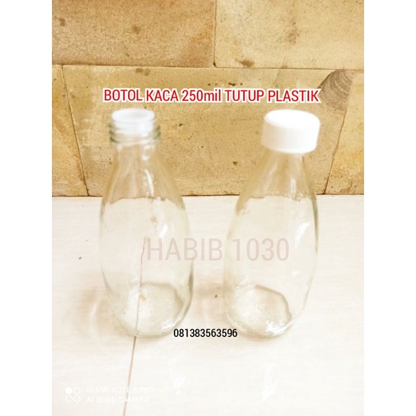 BOTOL KACA EX ZODA KMI 250mil