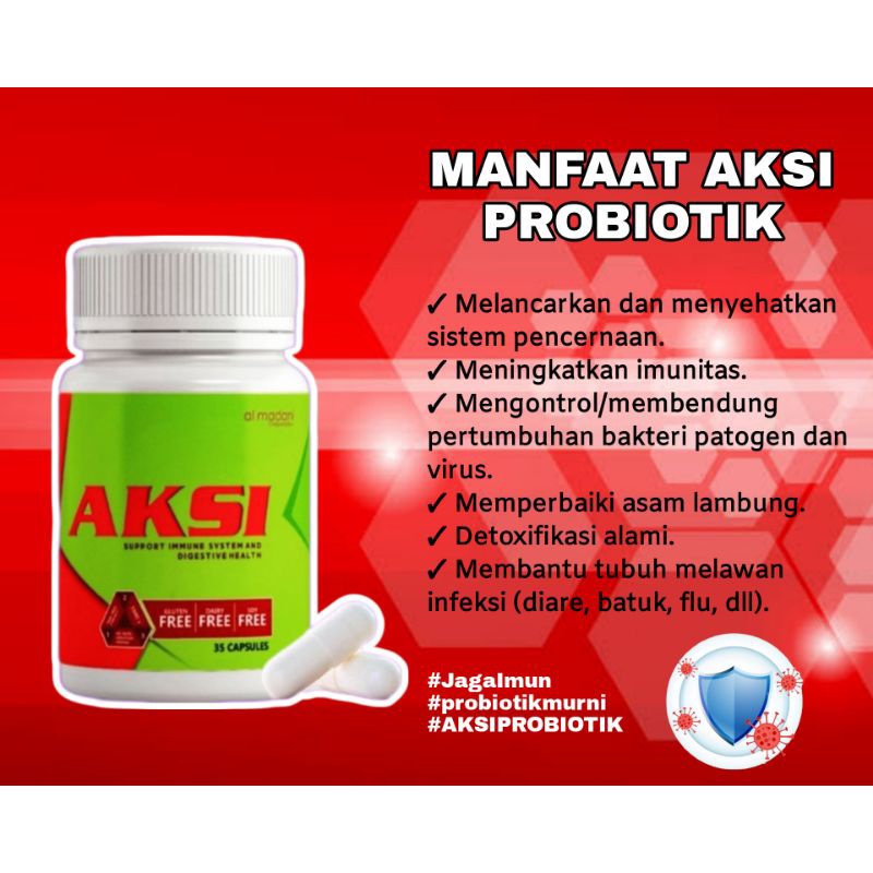 AKSI PROBIOTIK G-18, probiotik untuk MENINGKATKAN IMUN dan lawan VIRUS.
